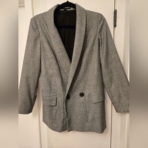 All Saints women's plaid blazer